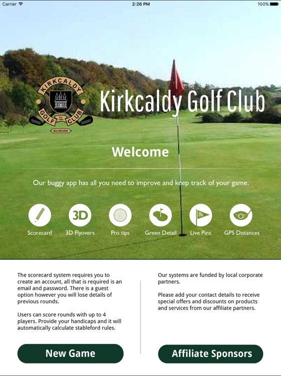 Kirkcaldy Golf Club - Buggy