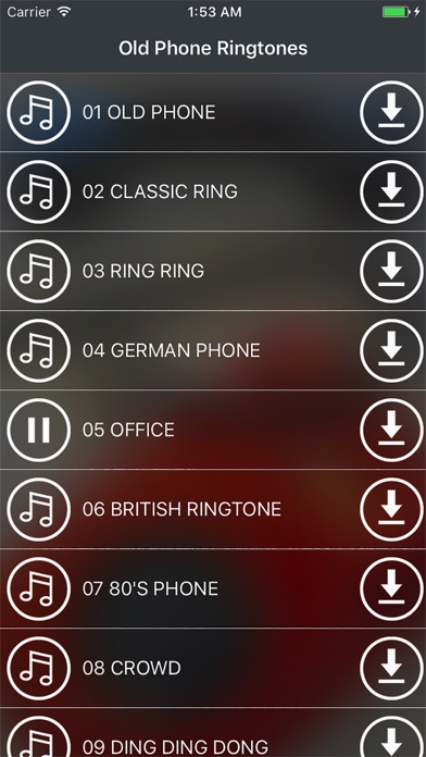 Old Phone Ringtones & Alarms - FREE retro sounds!! screenshot 2