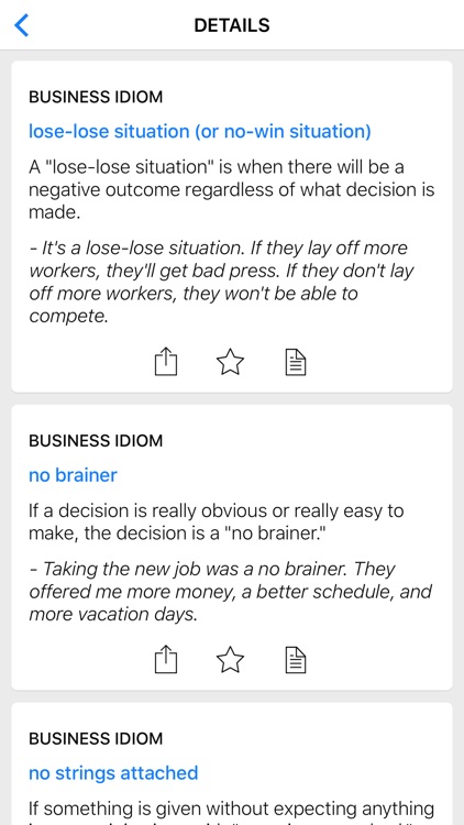 Number & Business idioms