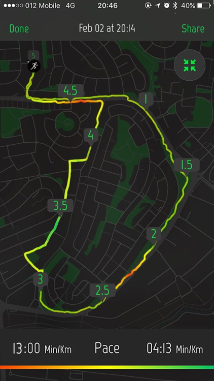 Running Distance Tracker.