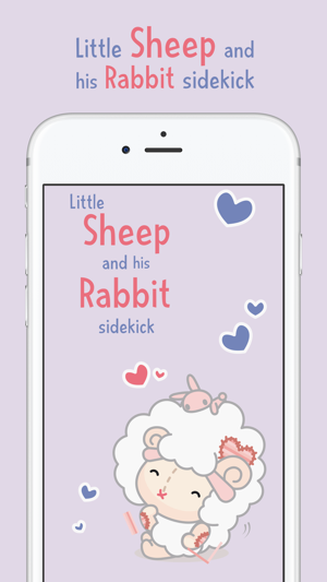 Little Sheep and his Rabbit Sidekick - Stickers(圖1)-速報App