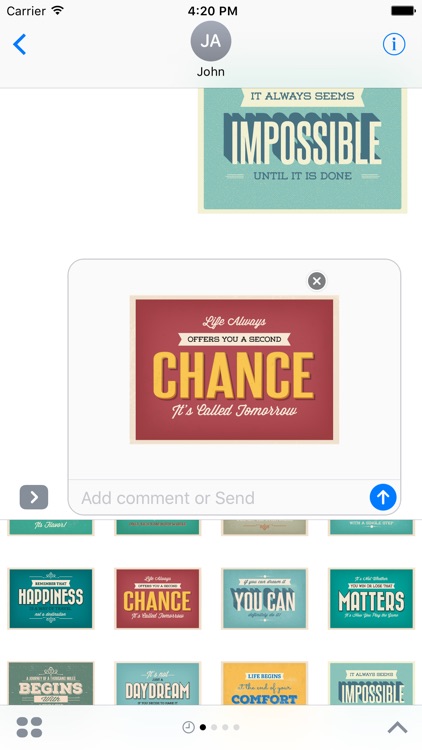 Motivational Stickers for iMessage Chat Emojis screenshot-4