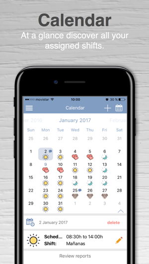 Work shifts - Calendar(圖1)-速報App