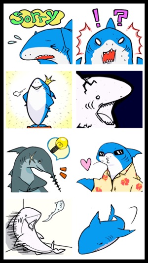 White Shark Stickers(圖4)-速報App