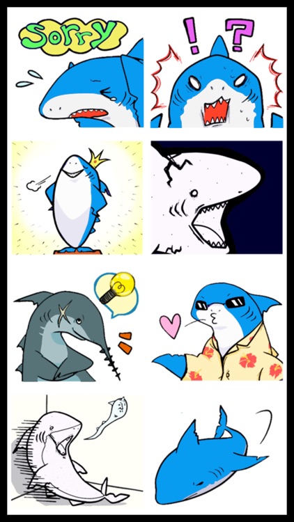 White Shark Stickers screenshot-3