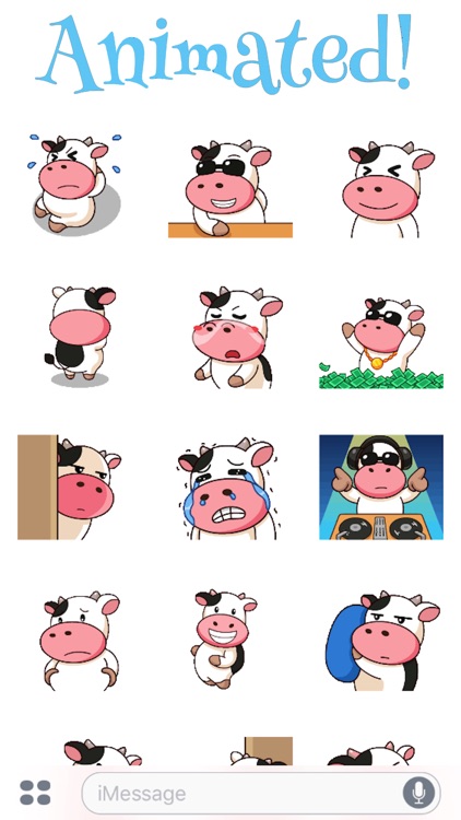 Milk Cow Party Time Animated