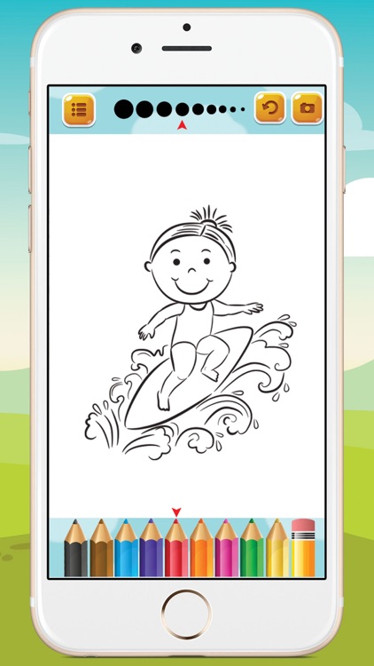 Kids Sport Coloring Book screenshot-3