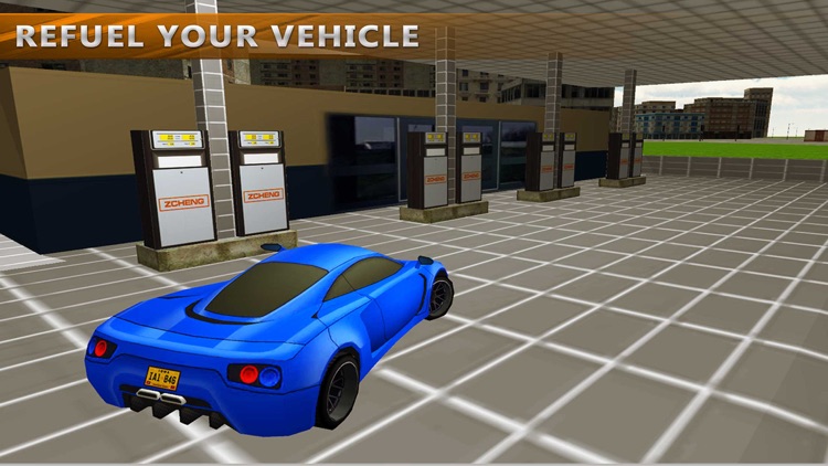 Gas Station Car Driving Game: Parking Simulator 3D