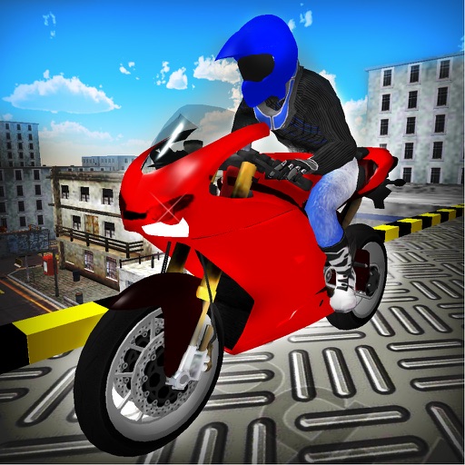 Crazy Rooftop Bike Stunts 3D iOS App