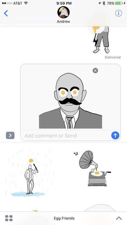 Egg Friends Animated Stickers