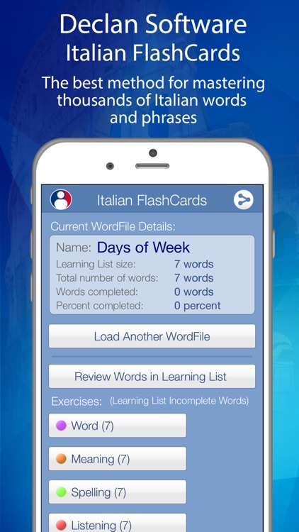 Declan Italian FlashCards
