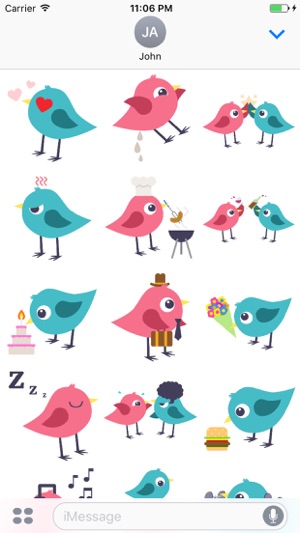 Pigeon Twins Stickers(圖2)-速報App