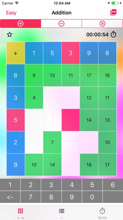 Kids Math Grids