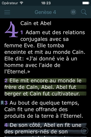 La Bible en Français. L Segond screenshot 2