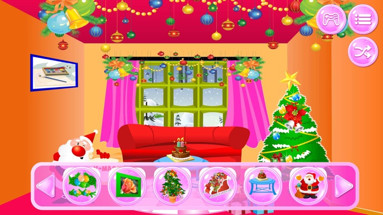 Christmas House Decoration - Free Girly Games