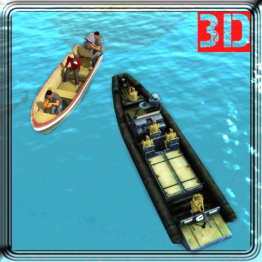Military Boat Sea Border – Ship Sailing Game Sim