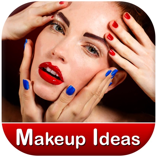 Makeup Ideas - Eyes Lipstick, Eyebrows Contouring