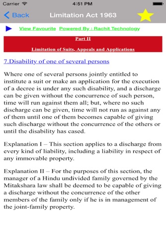 Limitation Act 1963 screenshot 4