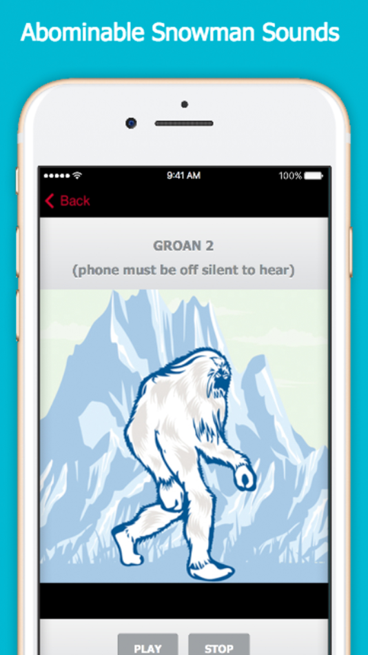 #1. Abominable Snowman Sounds (iOS) Gönderen: Joel Bowers. 