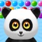 Help this little panda blast all the bubbles