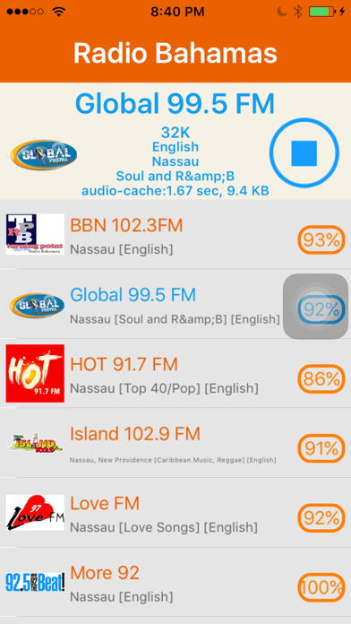 How to cancel & delete Radio BHS - Bahamas Radio from iphone & ipad 3