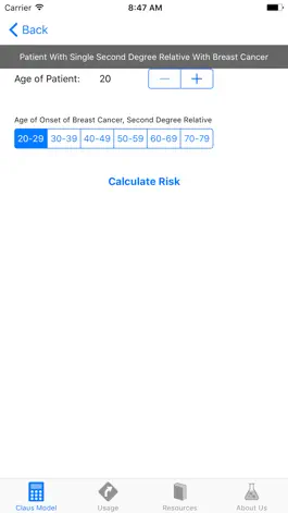 Game screenshot BRisk Breast Cancer Risk Assessment hack