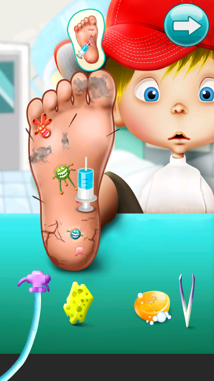 Kids Foot Doctor  Kids Games  doctor games