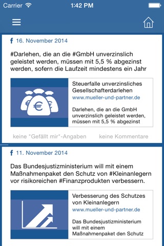 Müller & Partner Wirtschaftstprüfer Steuerberater screenshot 2