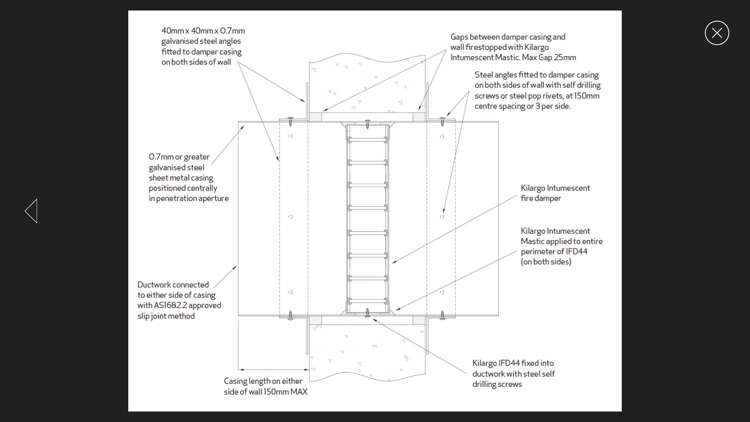 Kilargo Intumescent Fire Dampers screenshot-3