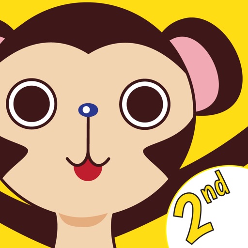 Monkey Splash Math Tutoring for Second Grade Icon