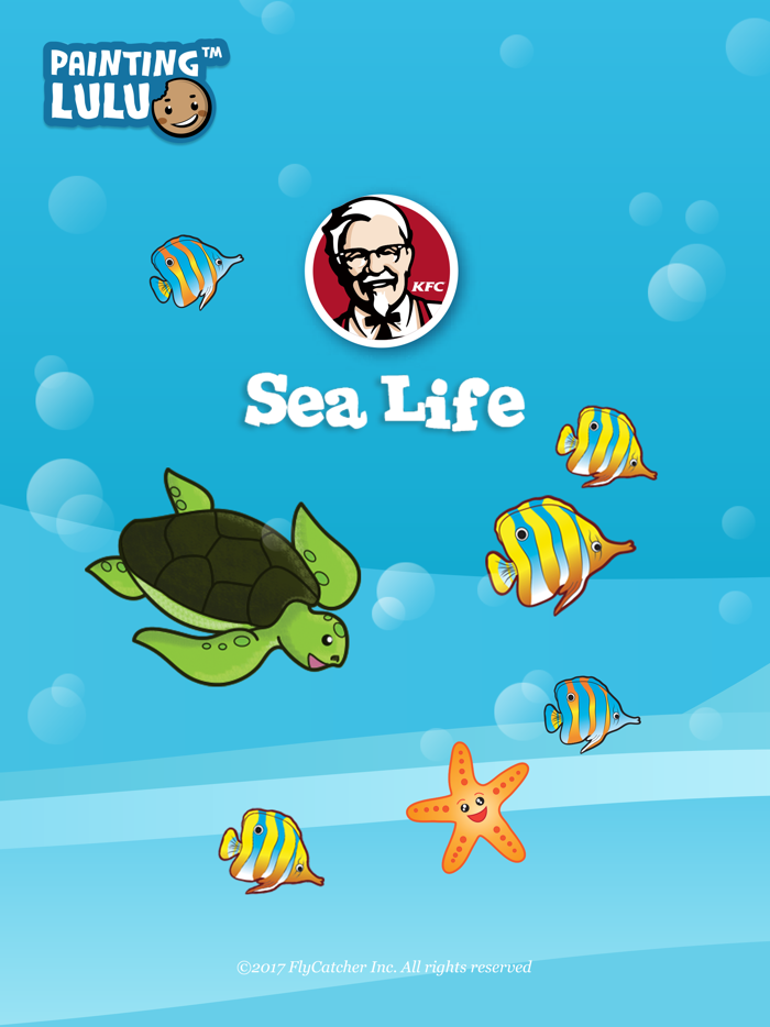 Painting Lulu Sea Life KFC