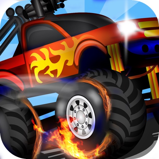 Cop Monster Trucks Vs Zombies Pro - Desert Police Fast Shooting Racing Game icon
