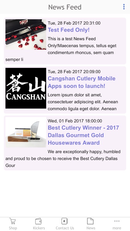 Cangshan Cutlery App