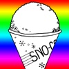 Snow Cone Games Coloring Pages For Children