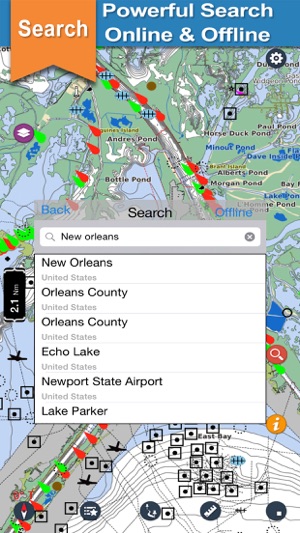 Louisiana gps offline nautical charts for cruising(圖3)-速報App