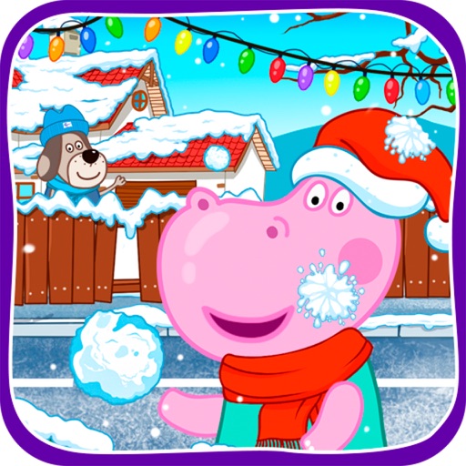 Funny Kids Snowball Battle icon