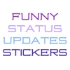 Funny Status Updates Stickers For iMessage