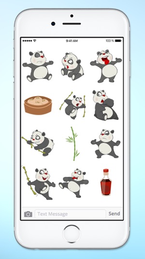 Fun Bamboo Panda Sticker Pack(圖4)-速報App