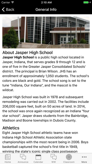 Jasper High School - Indiana(圖5)-速報App