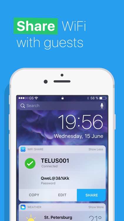 WiFi Share: Send Wi-Fi Password To Friends & Guest
