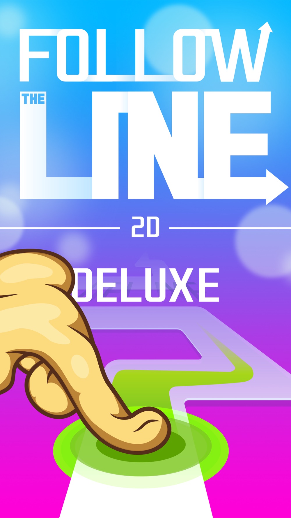 Follow the Line 2D Deluxe Run