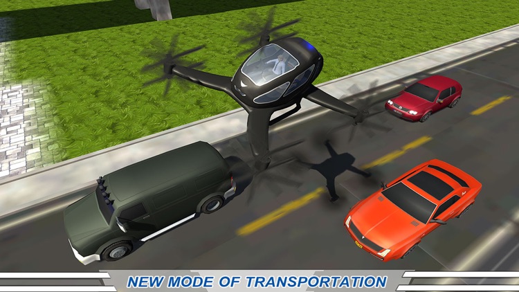 Drone Taxi Flying Car 3D Flight Simulator screenshot-4