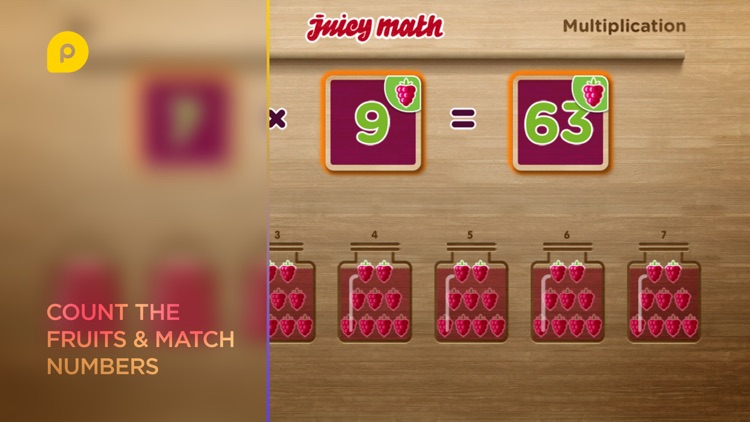 Juicy Math: Multiplication Division screenshot-4