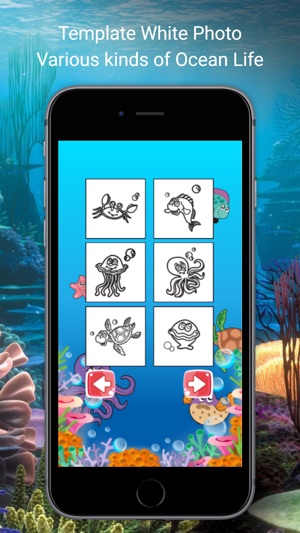 Children Funny Fish Coloring Book - Games for kids(圖2)-速報App