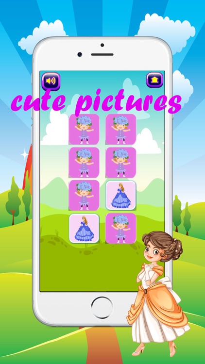 princess matching games for kids