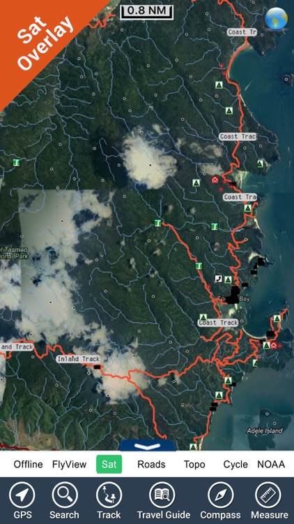 Abel Tasman National Park HD GPS charts Navigator