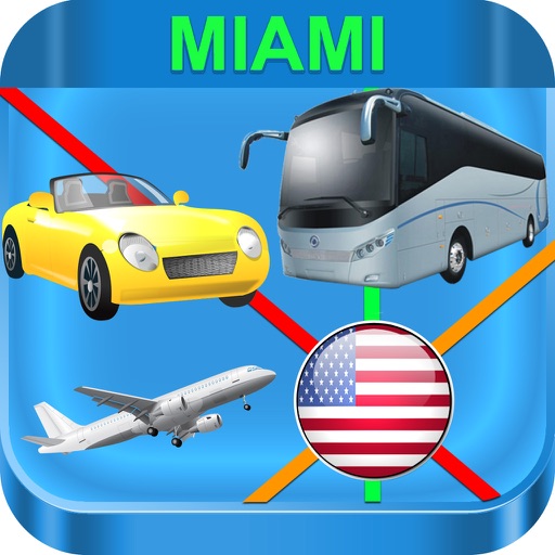 Miami Metro Rail Maps Icon