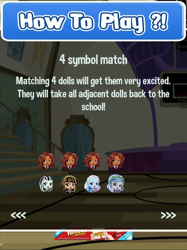 Screenshot 2 Monster Girls Match 3: Conectar las muñecas iphone
