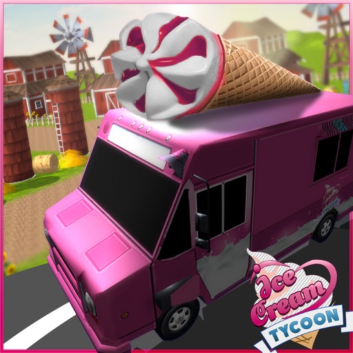 Ice Cream Tycoon Delivery – Tiny Tap Cow Icon