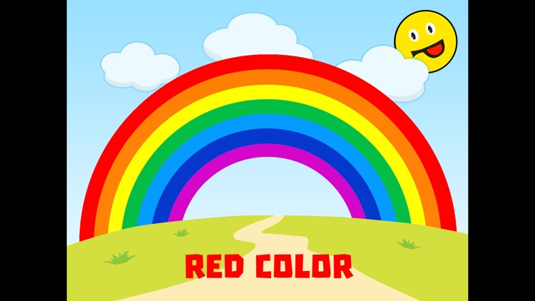 Child education: study rainbow colors